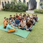 कॉलेज में रंगत चढ़ने लगी परवान पर,किया हनुमान चालीसा का पाठ