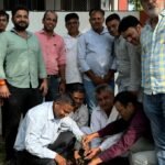 नाबार्ड द्वारा पैक्‍स कम्‍प्‍यूटराईजेशन प्रशिक्षण के साथ-साथ बीकानेर केन्‍द्रीय सहकारी बैंक में पौधारोपण