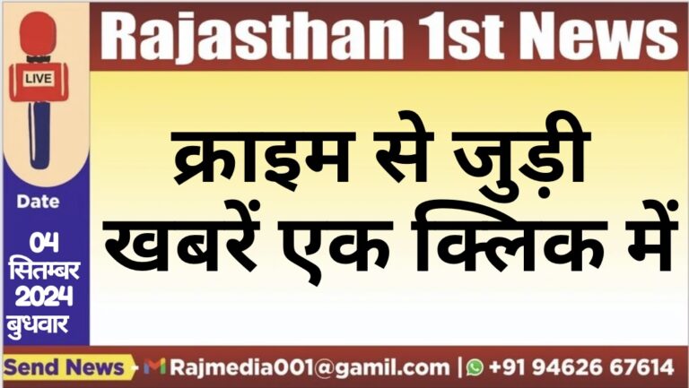 Read more about the article क्राइम से जुड़ी खबरें एक क्लिक में