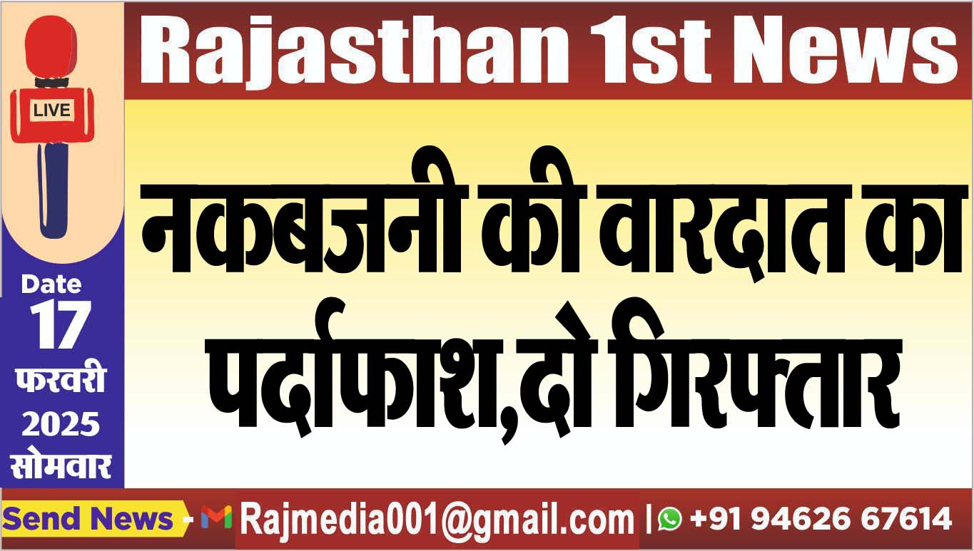 You are currently viewing नकबजनी की वारदात का पर्दाफाश,दो गिरफ्तार