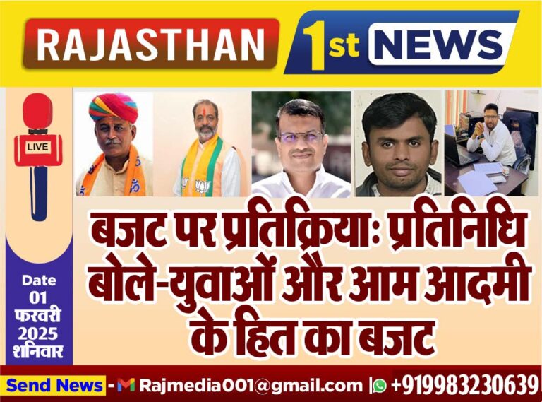 Read more about the article बजट पर प्रतिक्रिया: प्रतिनिधि बोले-युवाओं और आम आदमी के हित का बजट