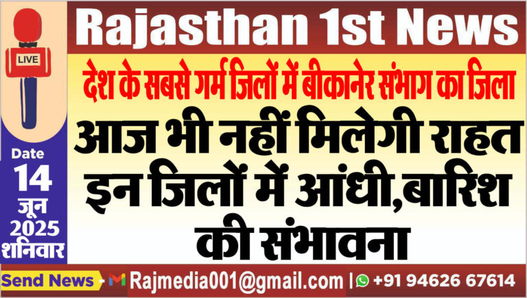 Read more about the article आज भी नहीं मिलेगी राहत,इन जिलों में आंधी,बारिश की संभावना-Weather report 