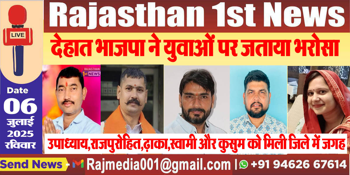 Read more about the article उपाध्याय,राजपुरोहित,ढ़ाका,और कुसुम को मिली जिले में जगह-Bikaner News
