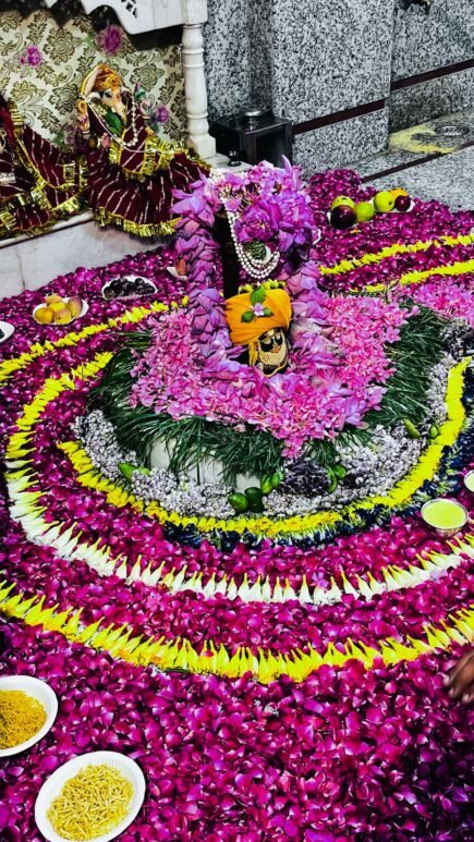 अद्भुत रूप से हुआ बाबा अभिषेक,56 भोग का लगाया भोग,महाआरती के बाद प्रसादी का वितरण-Bikaner News 