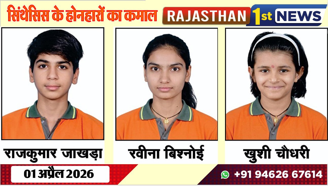 सिंथेसिस के होनहारों का कमाल: 120 ने विज्ञान वर्ग में प्राप्त किए 80 प्रतिशत से अधिक अंक