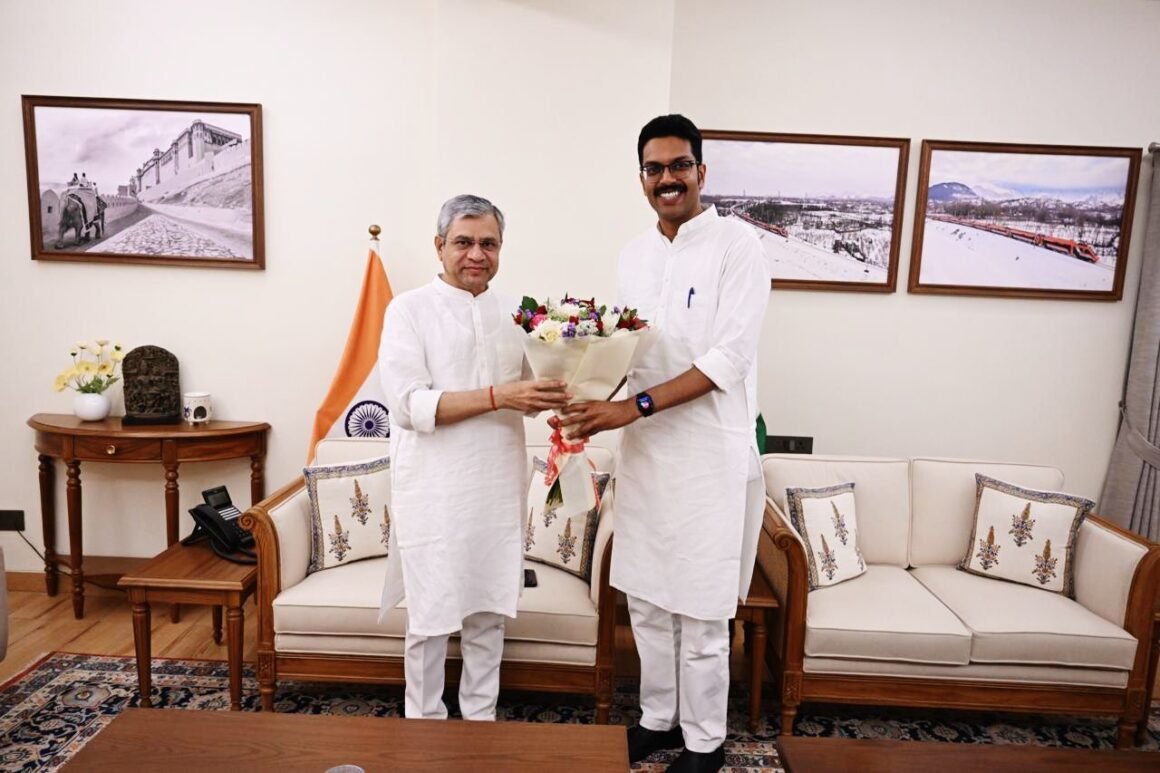 विधायक भाटी ने रेल मंत्री से की मुलाकात, विकास की नई जीवनरेखा होगी साबित