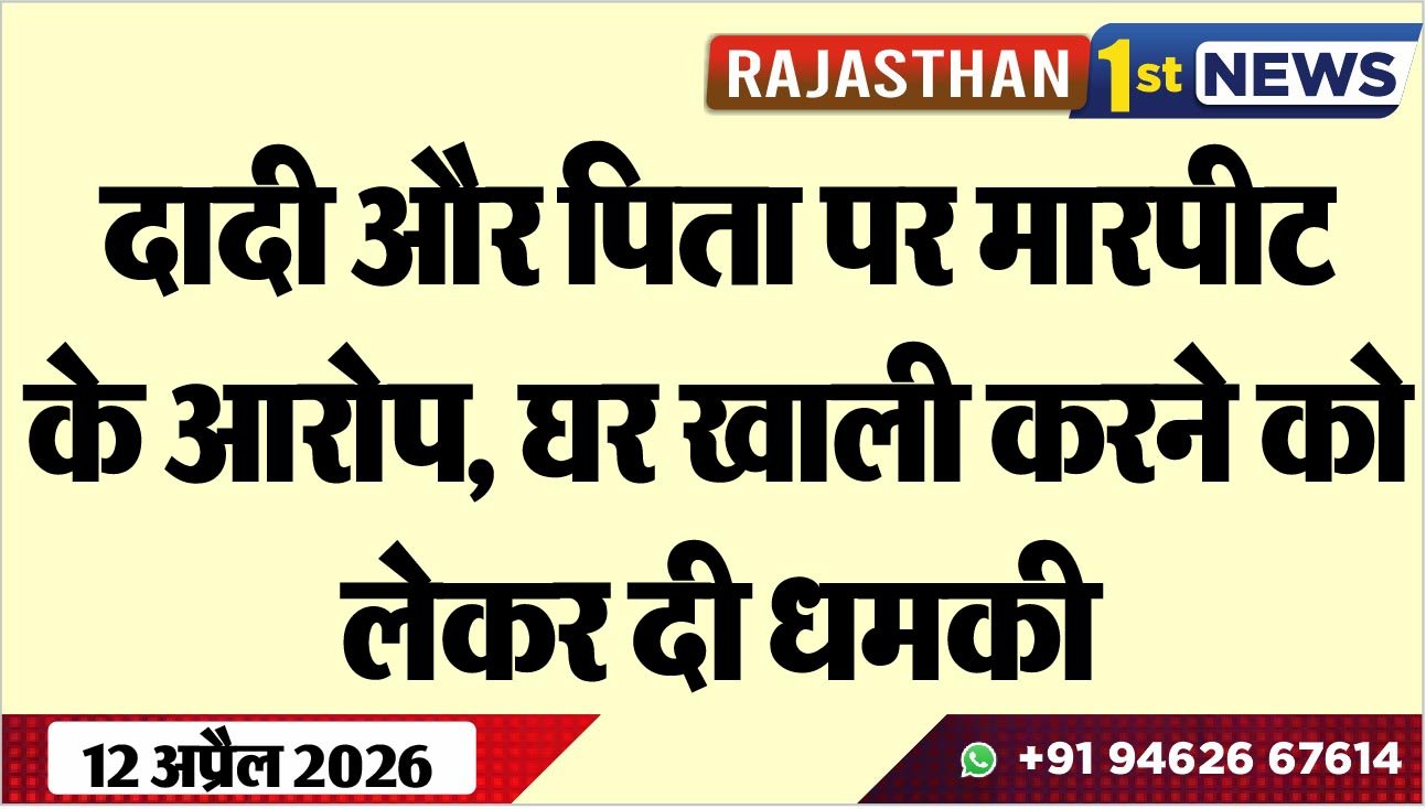 दादी और पिता पर मारपीट के आरोप, घर खाली करने को लेकर दी धमकी