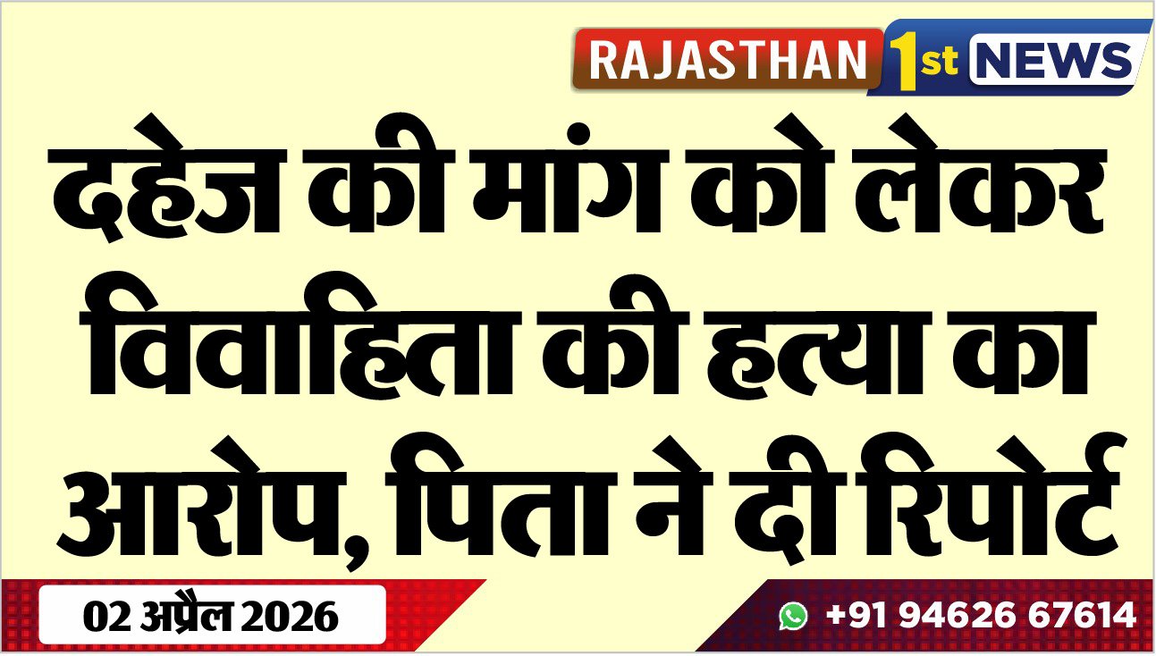 दहेज की मांग को लेकर विवाहिता की हत्या का आरोप: पिता ने दी रिपोर्ट