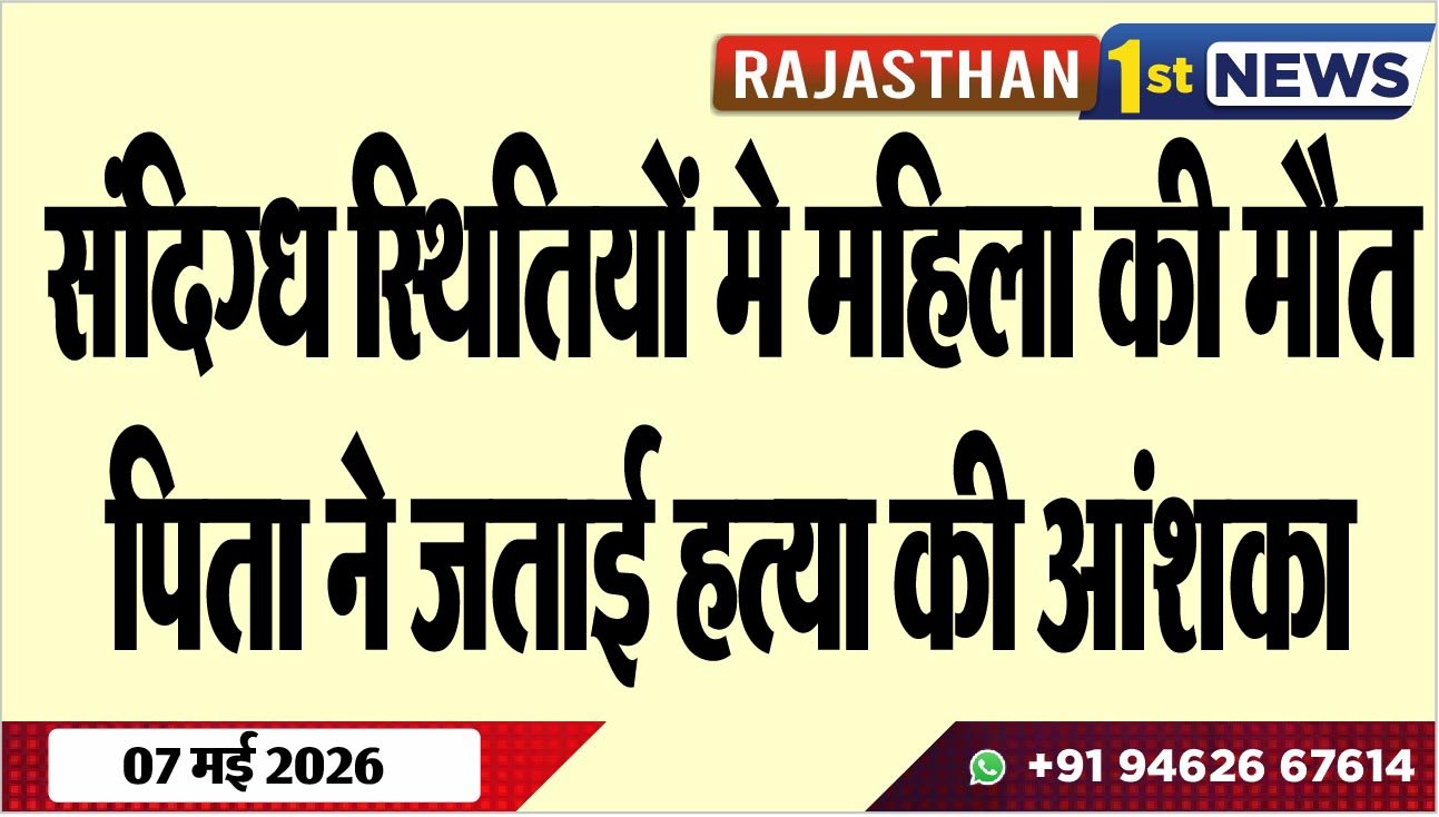 संदिग्ध स्थितियों मे महिला की मौत, पिता ने जताई हत्या की आंशका