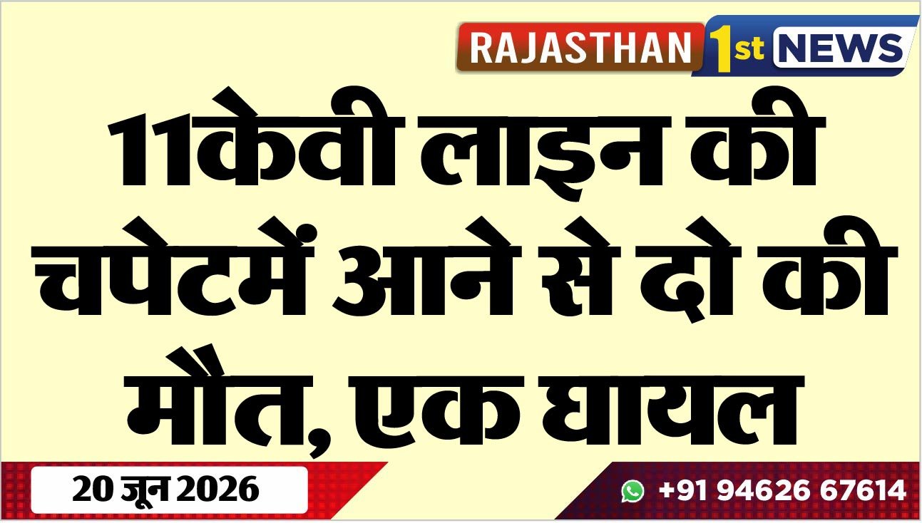 11केवी लाइन की चपेट में आने से दो की मौत, एक घायल