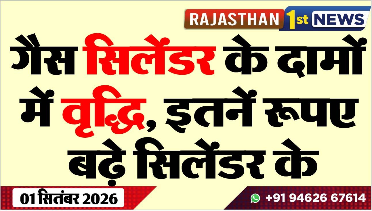गैस सिलेंंडर के दामों में वृद्धि, इतनें रूपए बढ़े सिलेंडर के