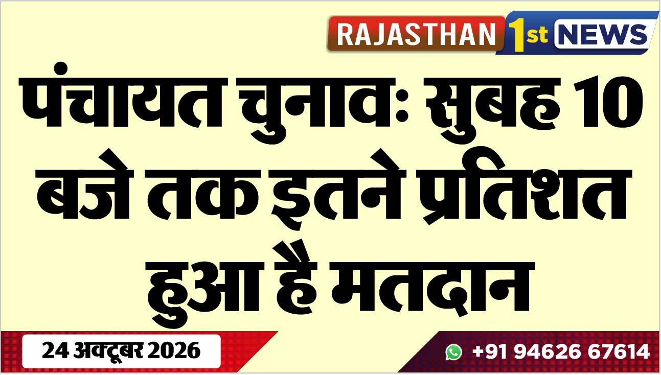 पंचायत चुनाव: सुबह 10 बजे तक इतने प्रतिशत हुआ है मतदान